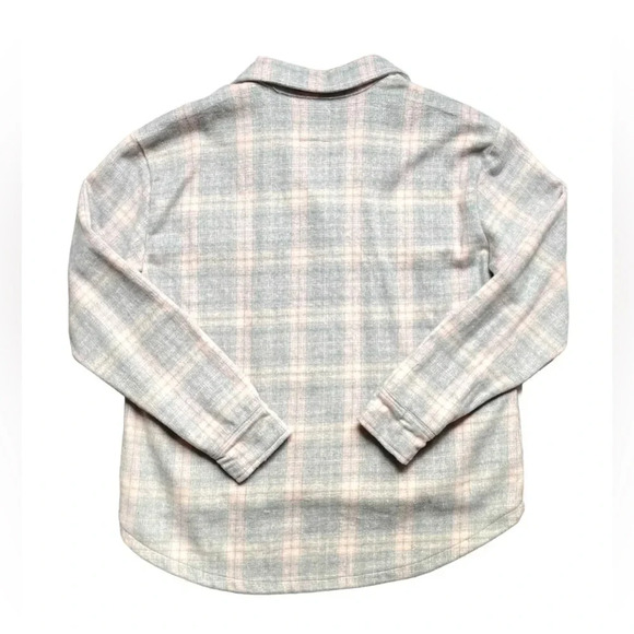Simply Southern Soft Brushed Plaid Button Up Shacket Jacket - Picture 6 of 8